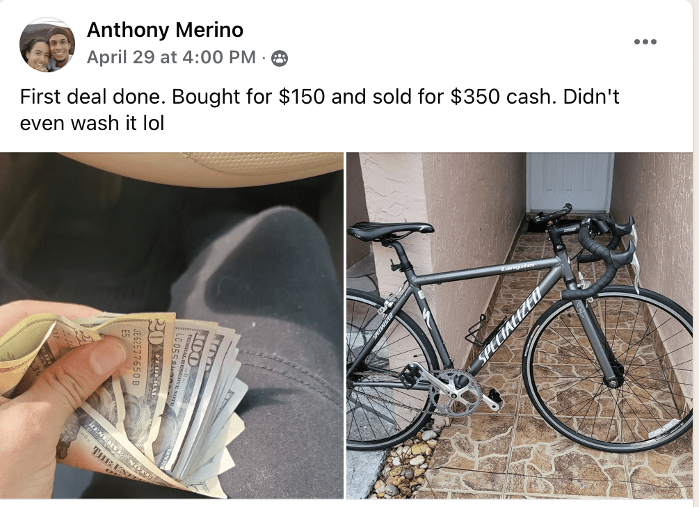 Original screenshot: Anthony · first deal
